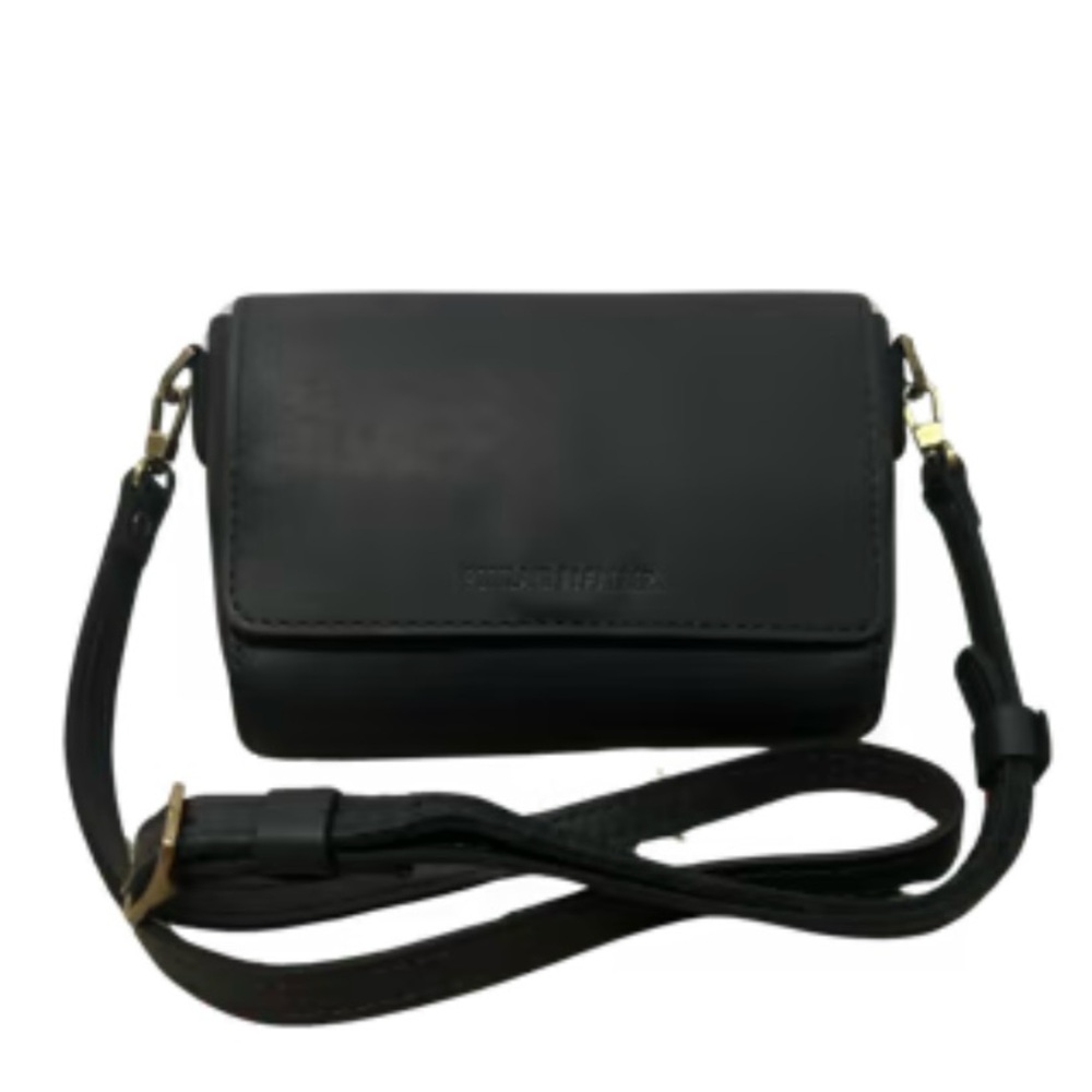 Portland Leather Metro Crossbody Black